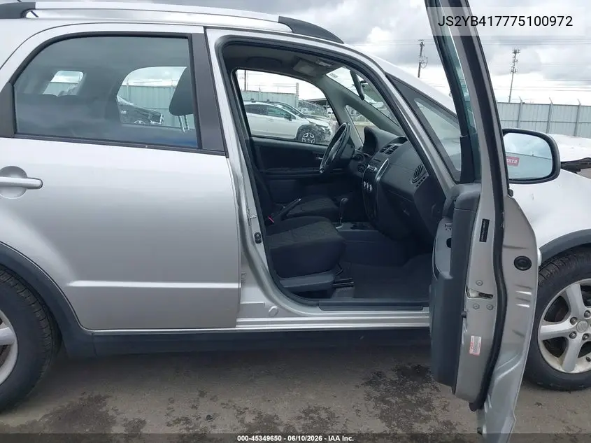 2007 Suzuki Sx4 Sport Pkg VIN: JS2YB417775100972 Lot: 45349650