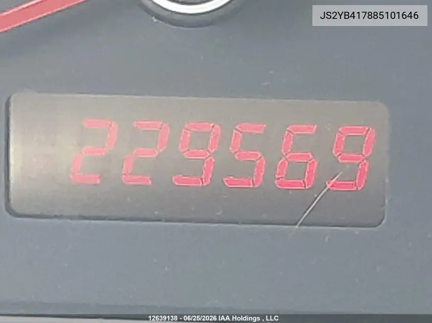 2008 Suzuki Sx4 Jlx VIN: JS2YB417885101646 Lot: 12639138x
