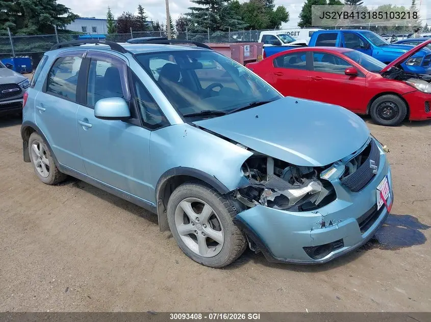 2008 Suzuki Sx4 Convenience VIN: JS2YB413185103218 Lot: 30093408