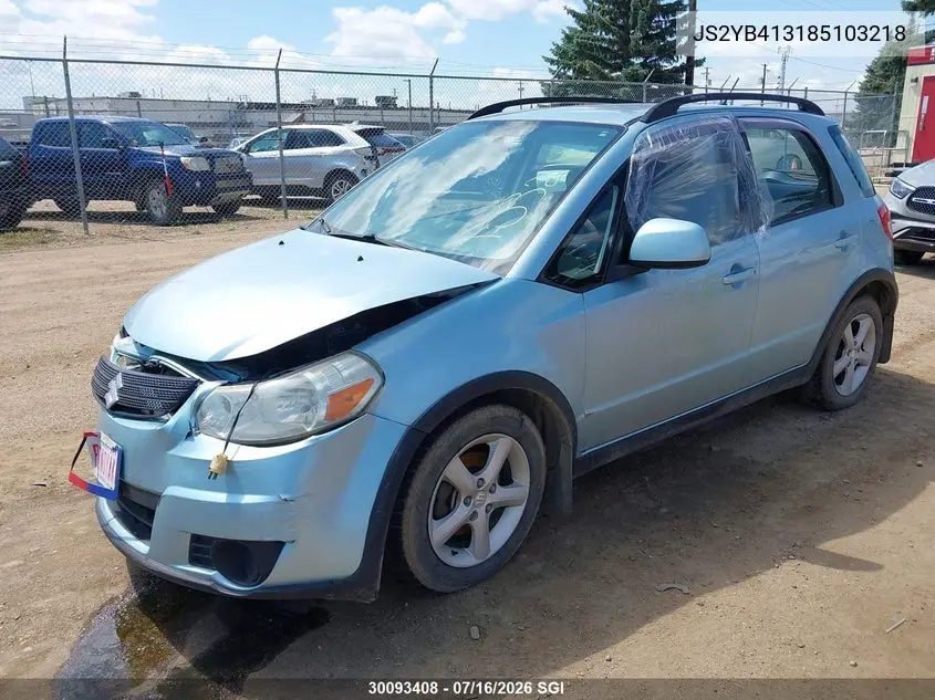 2008 Suzuki Sx4 Convenience VIN: JS2YB413185103218 Lot: 30093408