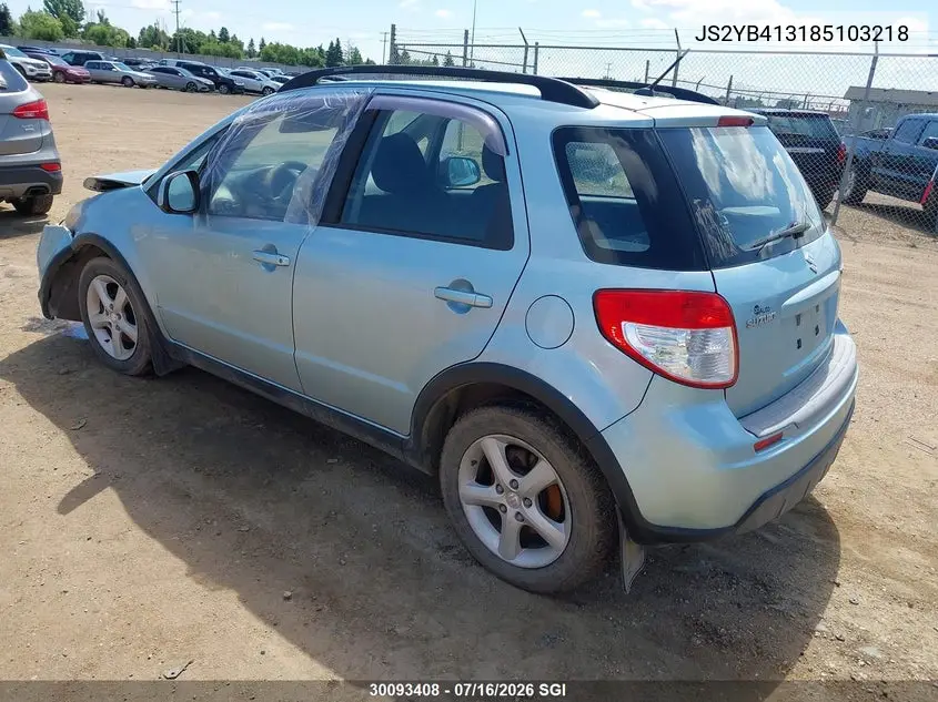 2008 Suzuki Sx4 Convenience VIN: JS2YB413185103218 Lot: 30093408