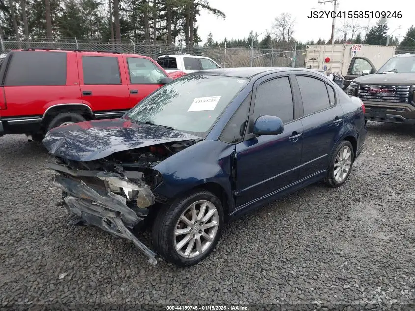 2008 Suzuki Sx4 Sport Convenience/Sport Road Trip Edition Touring 2 VIN: JS2YC415585109246 Lot: 44159745