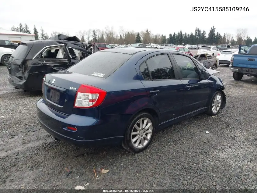 2008 Suzuki Sx4 Sport Convenience/Sport Road Trip Edition Touring 2 VIN: JS2YC415585109246 Lot: 44159745