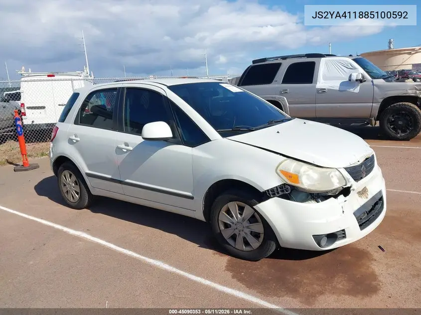 2008 Suzuki Sx4 Convenience Regional Edition/Regional Edition/Touring 2 Regional Edition VIN: JS2YA411885100592 Lot: 45090353