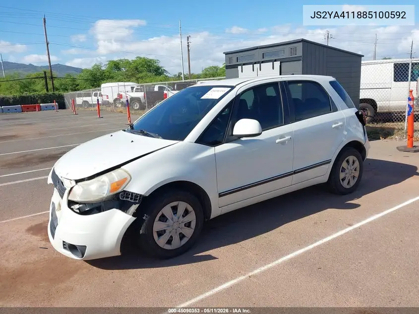 2008 Suzuki Sx4 Convenience Regional Edition/Regional Edition/Touring 2 Regional Edition VIN: JS2YA411885100592 Lot: 45090353