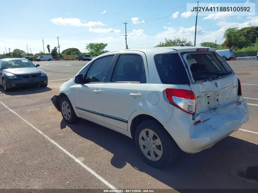 2008 Suzuki Sx4 Convenience Regional Edition/Regional Edition/Touring 2 Regional Edition VIN: JS2YA411885100592 Lot: 45090353