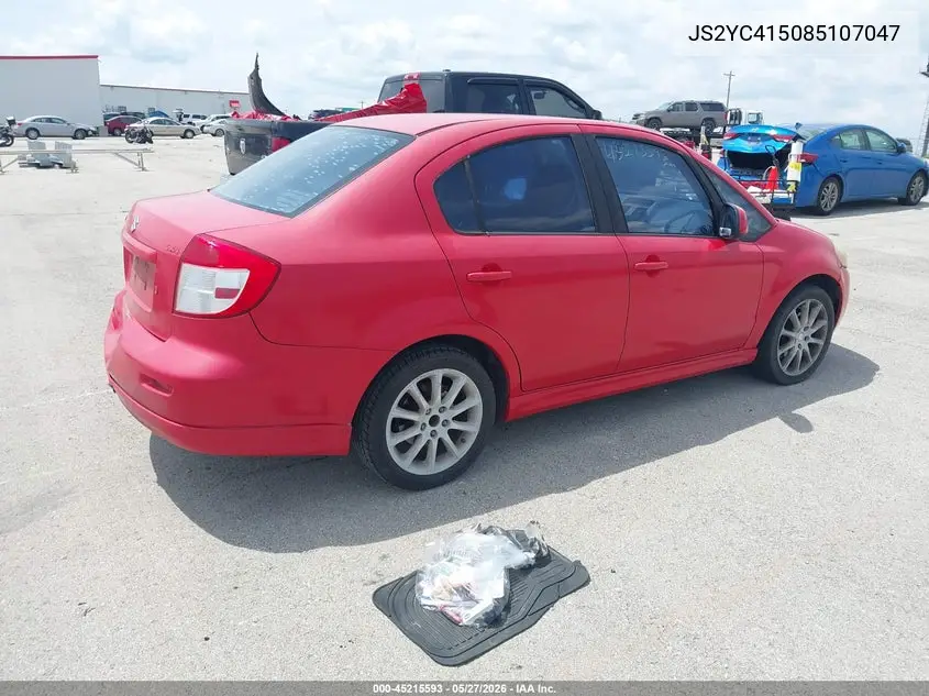 2008 Suzuki Sx4 Sport Convenience/Sport Road Trip Edition Touring 2 VIN: JS2YC415085107047 Lot: 45215593
