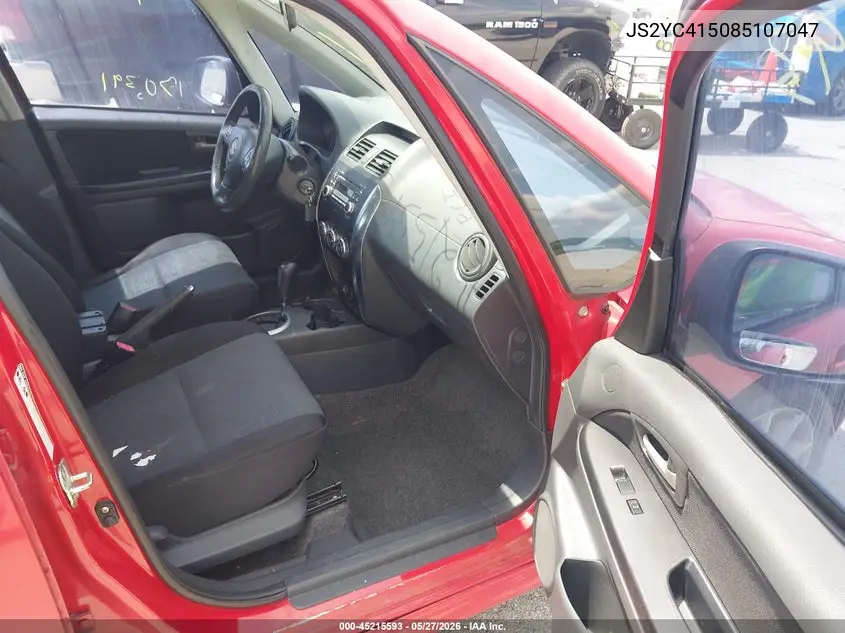 2008 Suzuki Sx4 Sport Convenience/Sport Road Trip Edition Touring 2 VIN: JS2YC415085107047 Lot: 45215593