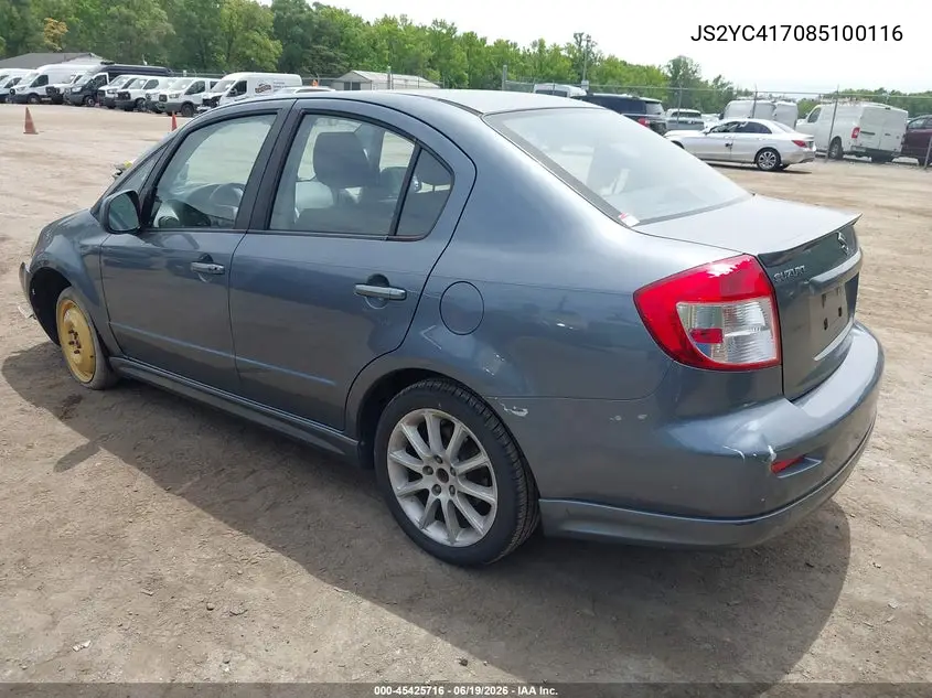 2008 Suzuki Sx4 Sport Touring 2 VIN: JS2YC417085100116 Lot: 45425716