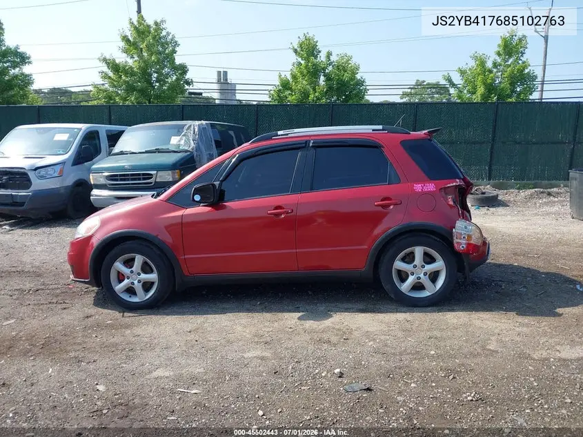 2008 Suzuki Sx4 Convenience/Touring VIN: JS2YB417685102763 Lot: 45502443