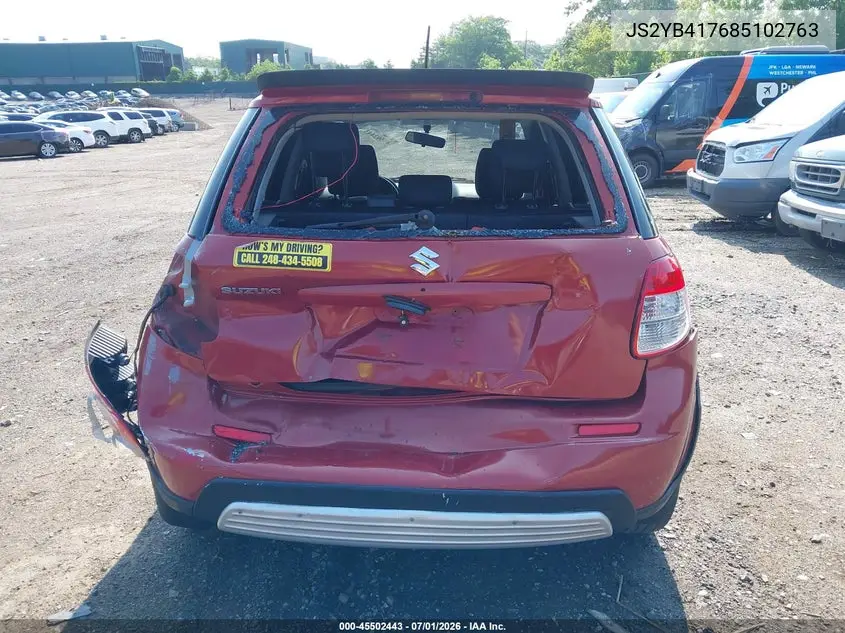 2008 Suzuki Sx4 Convenience/Touring VIN: JS2YB417685102763 Lot: 45502443
