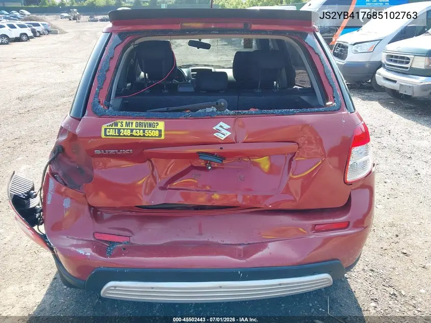 2008 Suzuki Sx4 Convenience/Touring VIN: JS2YB417685102763 Lot: 45502443