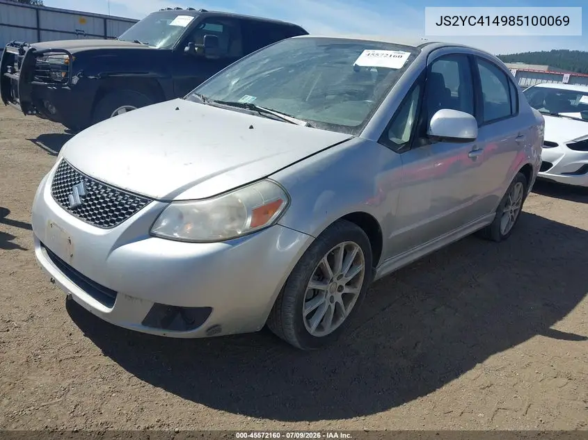 2008 Suzuki Sx4 Sport VIN: JS2YC414985100069 Lot: 45572160