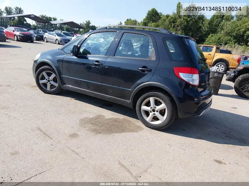 2008 Suzuki Sx4 Convenience/Touring VIN: JS2YB413485110034 Lot: 45616143