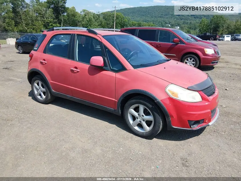 2008 Suzuki Sx4 Convenience/Touring VIN: JS2YB417885102912 Lot: 45623434