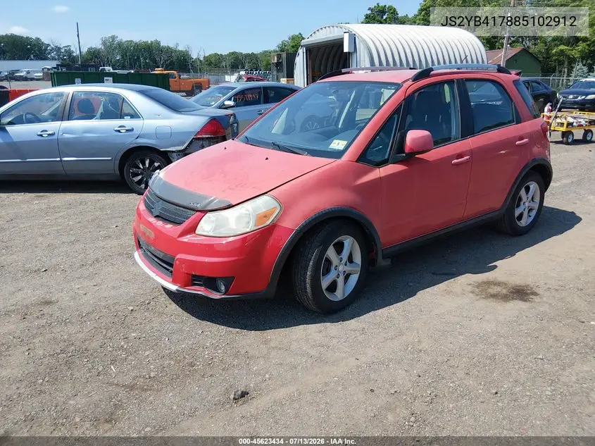 2008 Suzuki Sx4 Convenience/Touring VIN: JS2YB417885102912 Lot: 45623434