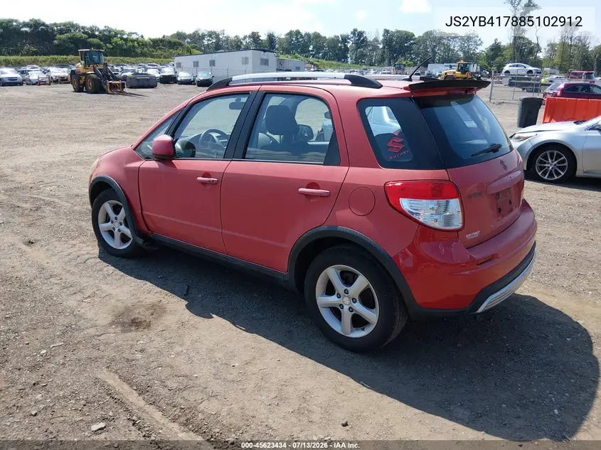 2008 Suzuki Sx4 Convenience/Touring VIN: JS2YB417885102912 Lot: 45623434