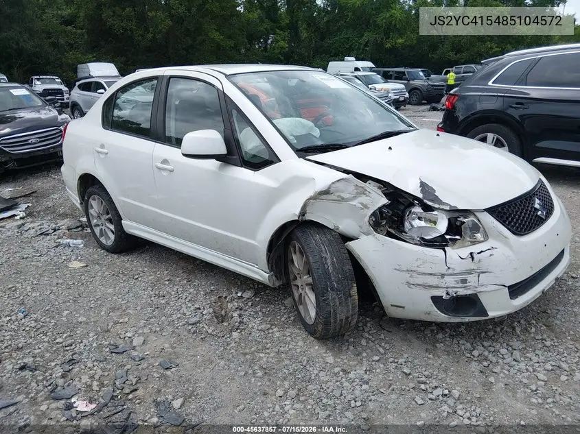 2008 Suzuki Sx4 Sport Convenience/Sport Road Trip Edition Touring 2 VIN: JS2YC415485104572 Lot: 45637857