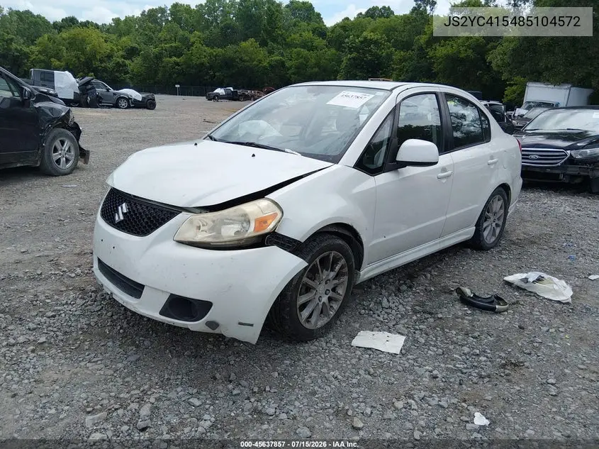 2008 Suzuki Sx4 Sport Convenience/Sport Road Trip Edition Touring 2 VIN: JS2YC415485104572 Lot: 45637857