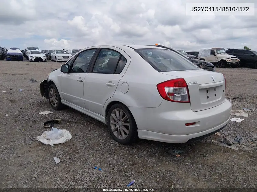 2008 Suzuki Sx4 Sport Convenience/Sport Road Trip Edition Touring 2 VIN: JS2YC415485104572 Lot: 45637857