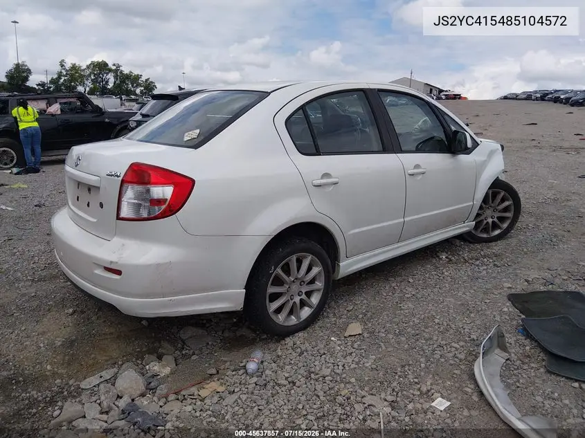 2008 Suzuki Sx4 Sport Convenience/Sport Road Trip Edition Touring 2 VIN: JS2YC415485104572 Lot: 45637857