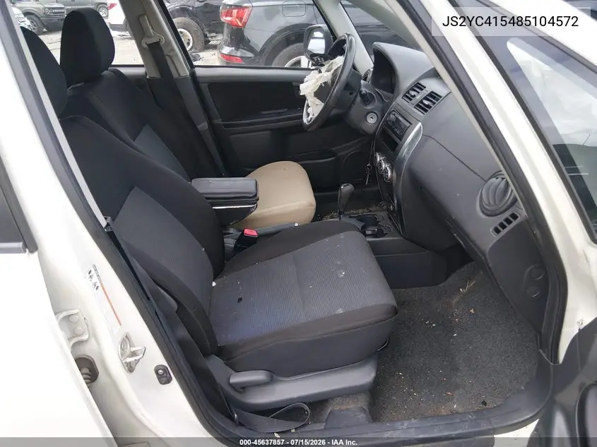 2008 Suzuki Sx4 Sport Convenience/Sport Road Trip Edition Touring 2 VIN: JS2YC415485104572 Lot: 45637857