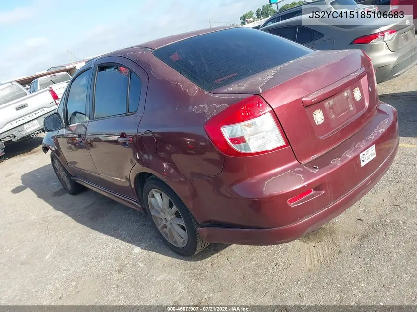 2008 Suzuki Sx4 Sport Convenience/Sport Road Trip Edition Touring 2 VIN: JS2YC415185106683 Lot: 45673907