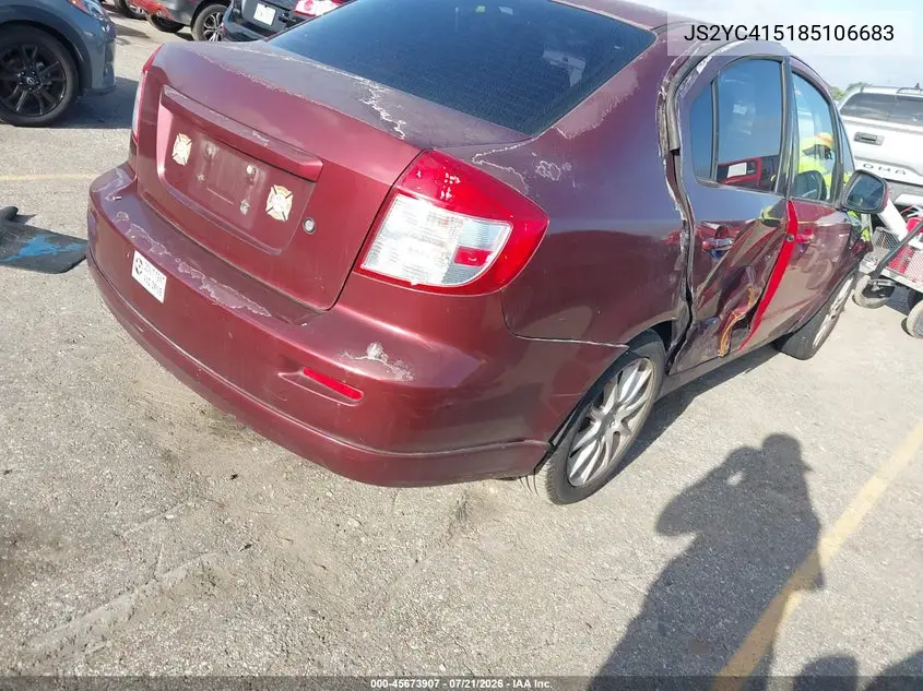 2008 Suzuki Sx4 Sport Convenience/Sport Road Trip Edition Touring 2 VIN: JS2YC415185106683 Lot: 45673907