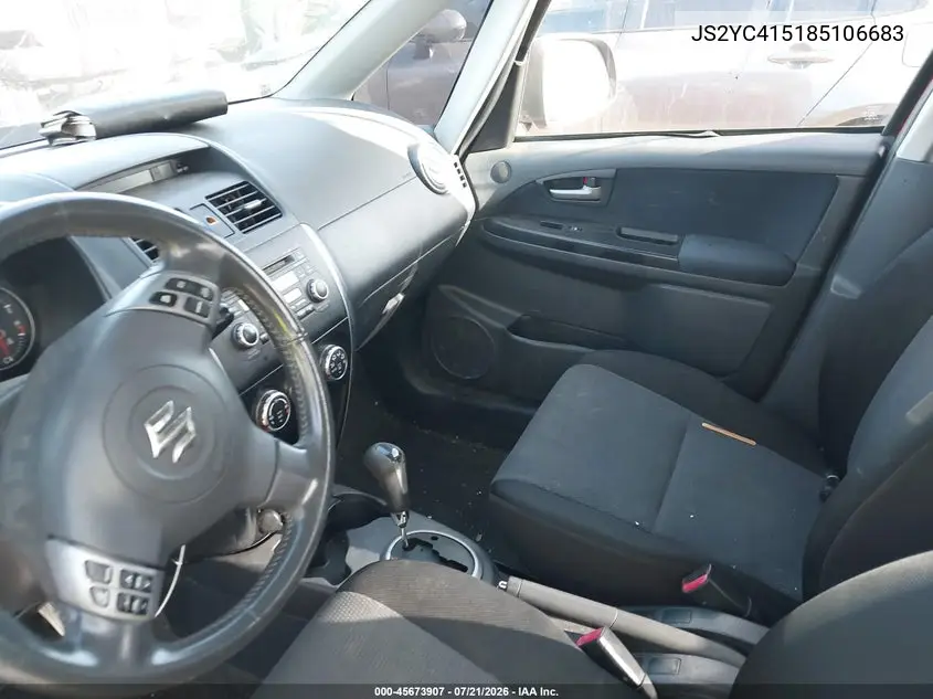 2008 Suzuki Sx4 Sport Convenience/Sport Road Trip Edition Touring 2 VIN: JS2YC415185106683 Lot: 45673907