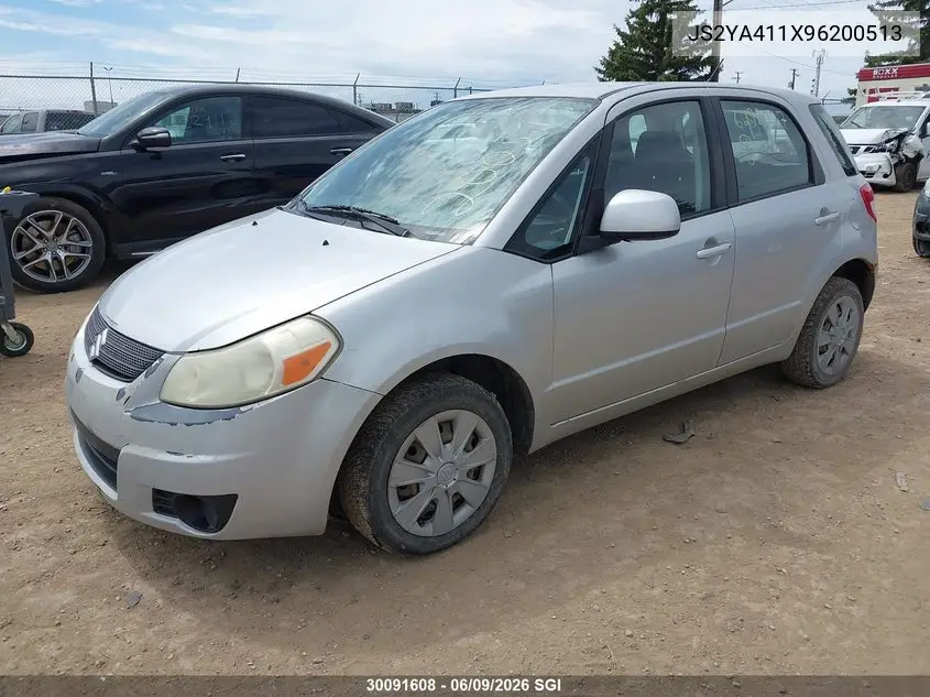 2009 Suzuki Sx4 VIN: JS2YA411X96200513 Lot: 30091608