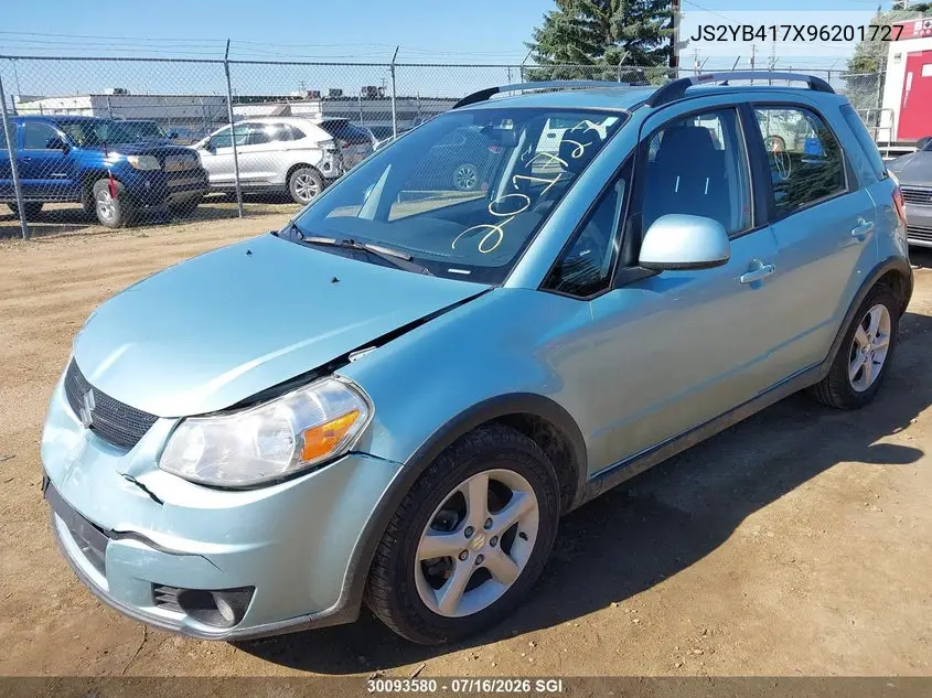 2009 Suzuki Sx4 Touring VIN: JS2YB417X96201727 Lot: 30093580