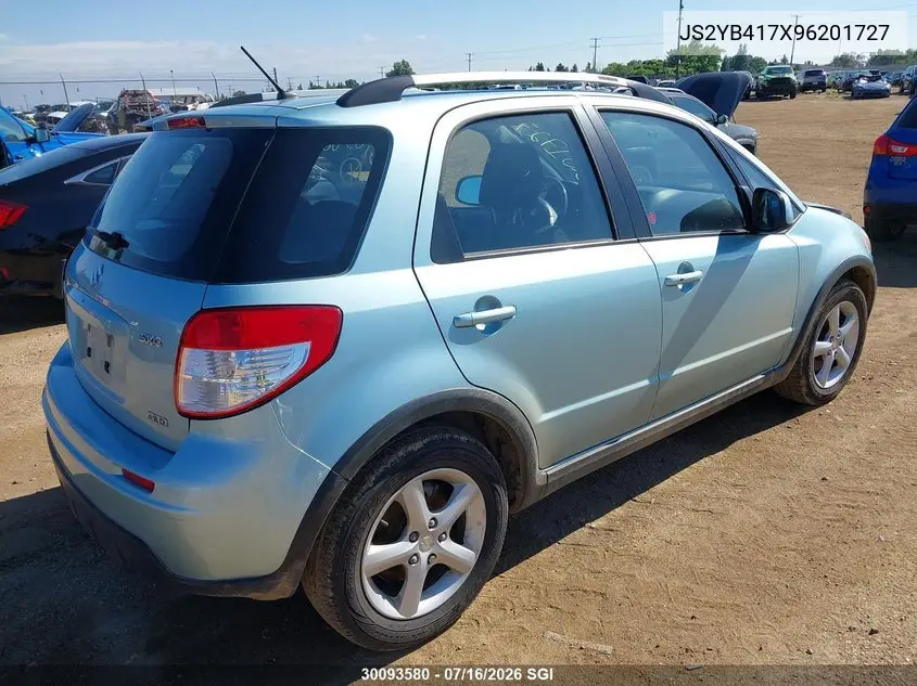 2009 Suzuki Sx4 Touring VIN: JS2YB417X96201727 Lot: 30093580