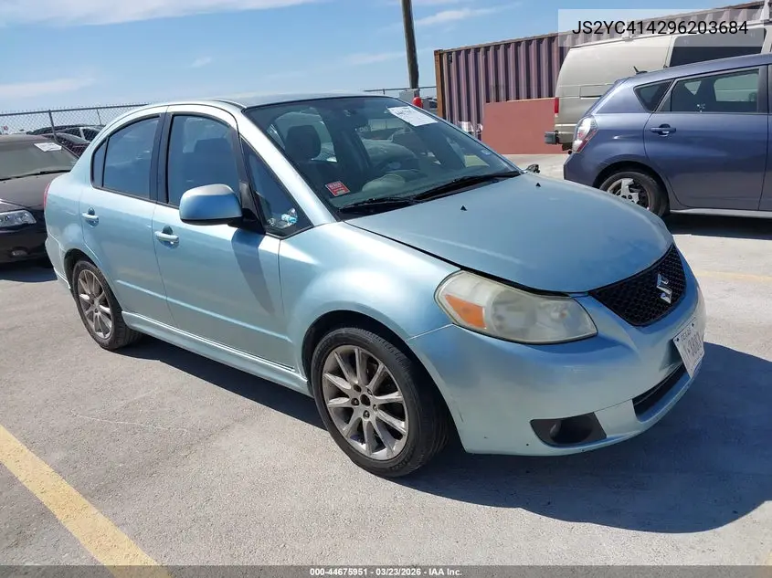 2009 Suzuki Sx4 Sport/Sport Technology VIN: JS2YC414296203684 Lot: 44675951
