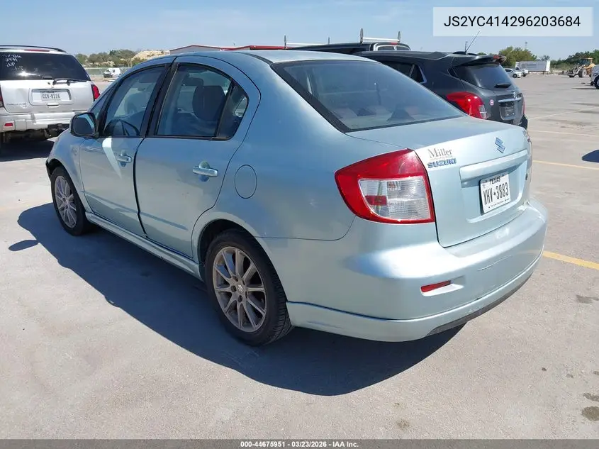 2009 Suzuki Sx4 Sport/Sport Technology VIN: JS2YC414296203684 Lot: 44675951