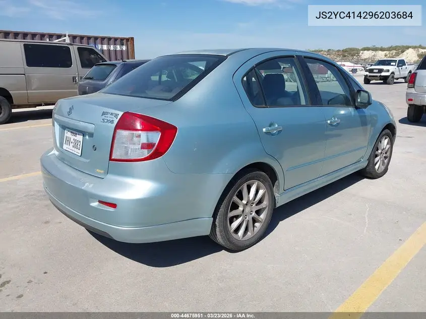 2009 Suzuki Sx4 Sport/Sport Technology VIN: JS2YC414296203684 Lot: 44675951