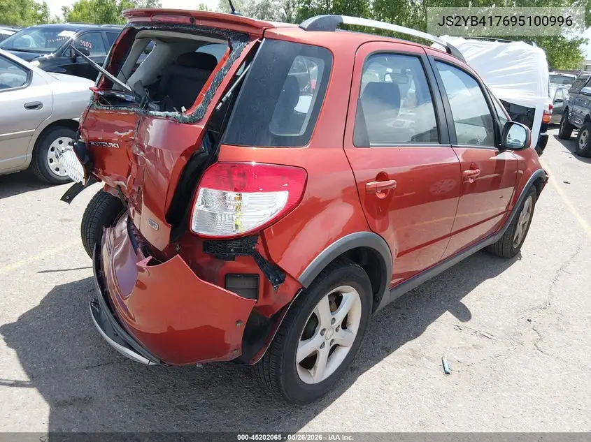 2009 Suzuki Sx4 Touring VIN: JS2YB417695100996 Lot: 45202065