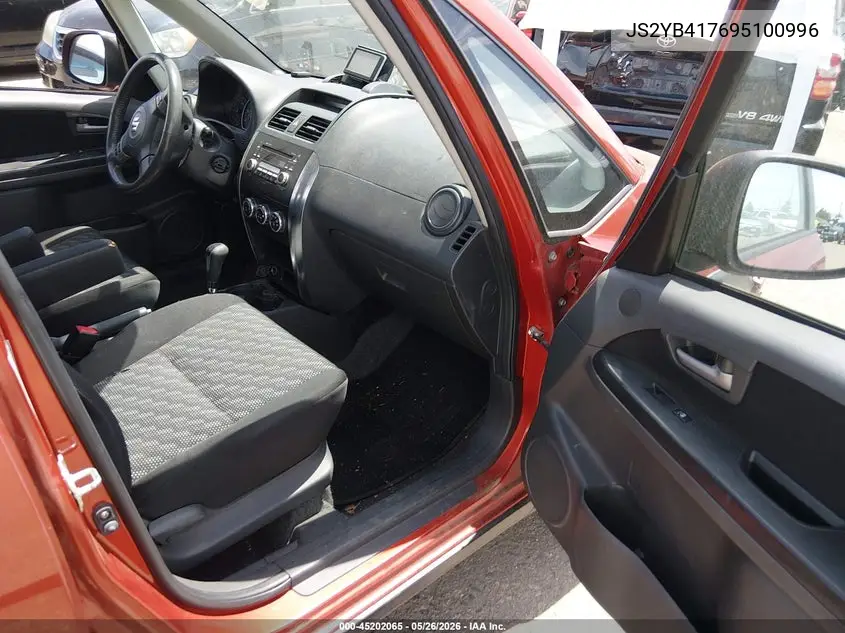 2009 Suzuki Sx4 Touring VIN: JS2YB417695100996 Lot: 45202065