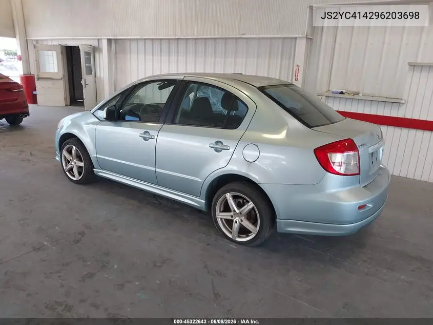 2009 Suzuki Sx4 Auto Sport Technology Pkg Fwd/Man Sport Fwd/Man Sport Technology Pkg Fwd/Sport VIN: JS2YC414296203698 Lot: 45322643