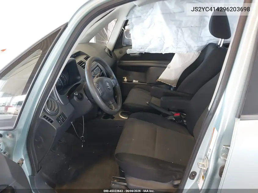 2009 Suzuki Sx4 Auto Sport Technology Pkg Fwd/Man Sport Fwd/Man Sport Technology Pkg Fwd/Sport VIN: JS2YC414296203698 Lot: 45322643