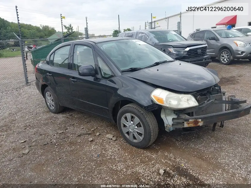 2009 Suzuki Sx4 Le/Le Popular VIN: JS2YC412296200640 Lot: 45570153