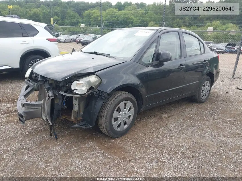 2009 Suzuki Sx4 Le/Le Popular VIN: JS2YC412296200640 Lot: 45570153
