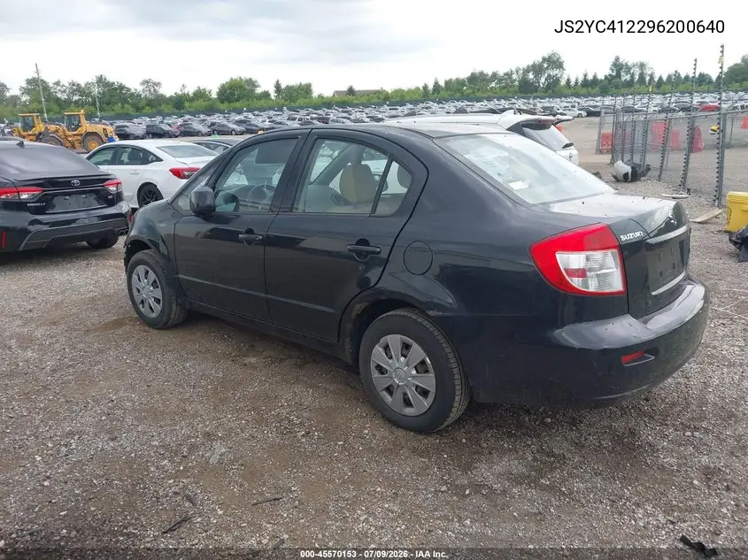 2009 Suzuki Sx4 Le/Le Popular VIN: JS2YC412296200640 Lot: 45570153