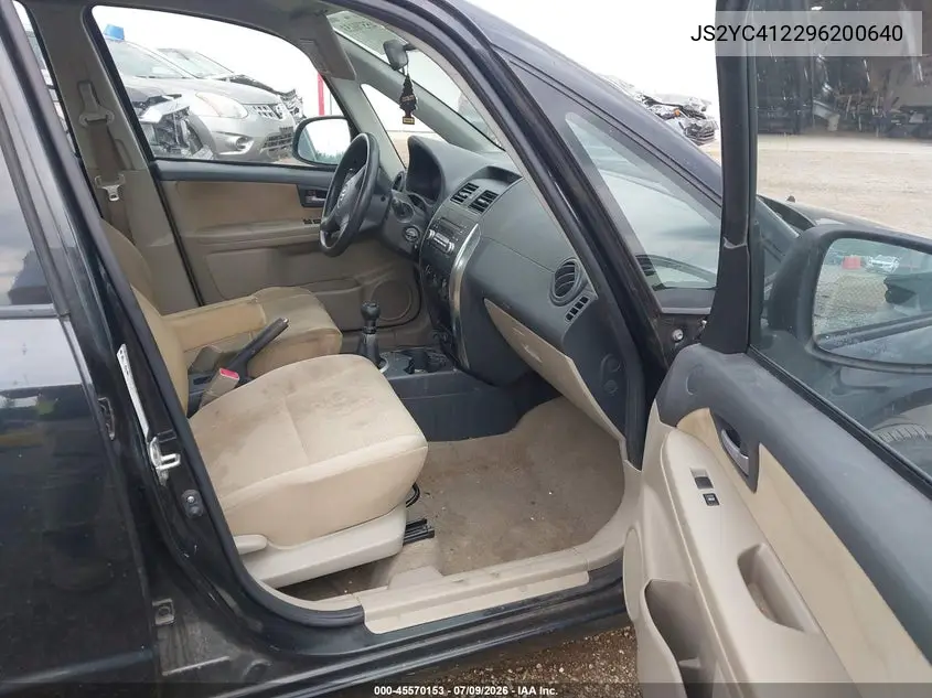 2009 Suzuki Sx4 Le/Le Popular VIN: JS2YC412296200640 Lot: 45570153