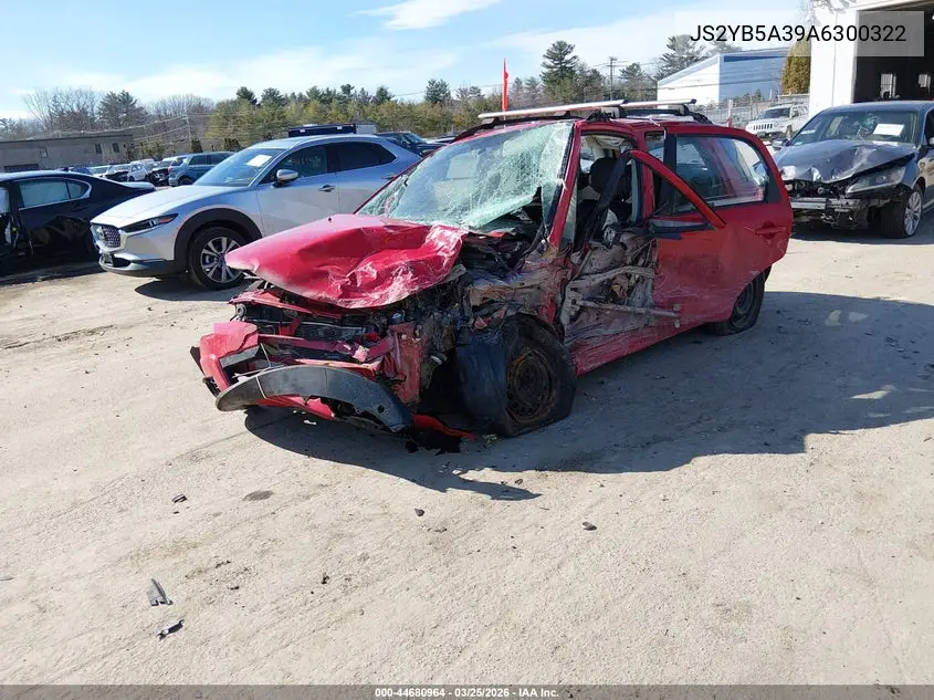 2010 Suzuki Sx4 Technology VIN: JS2YB5A39A6300322 Lot: 44680964