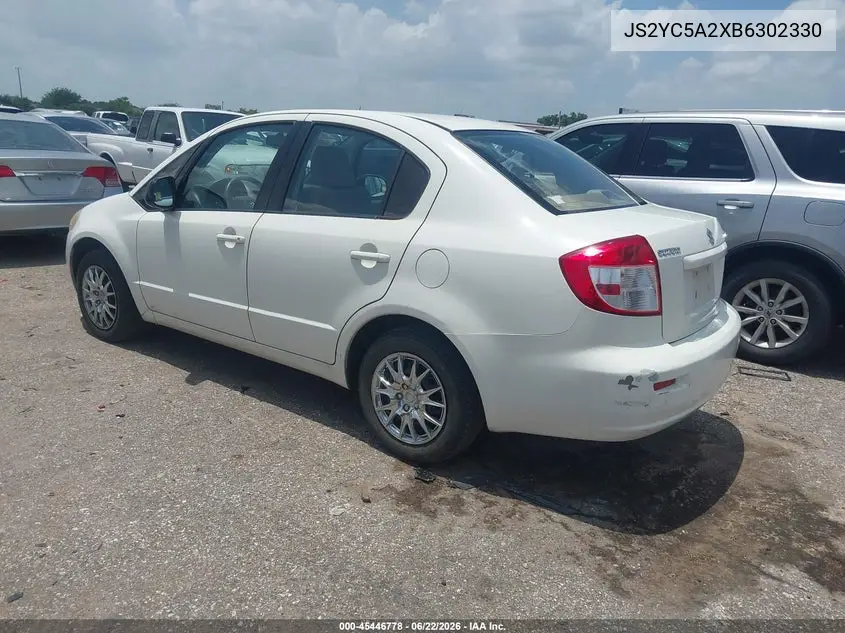2011 Suzuki Sx4 Le/Le Anniversary Edition VIN: JS2YC5A2XB6302330 Lot: 45446778