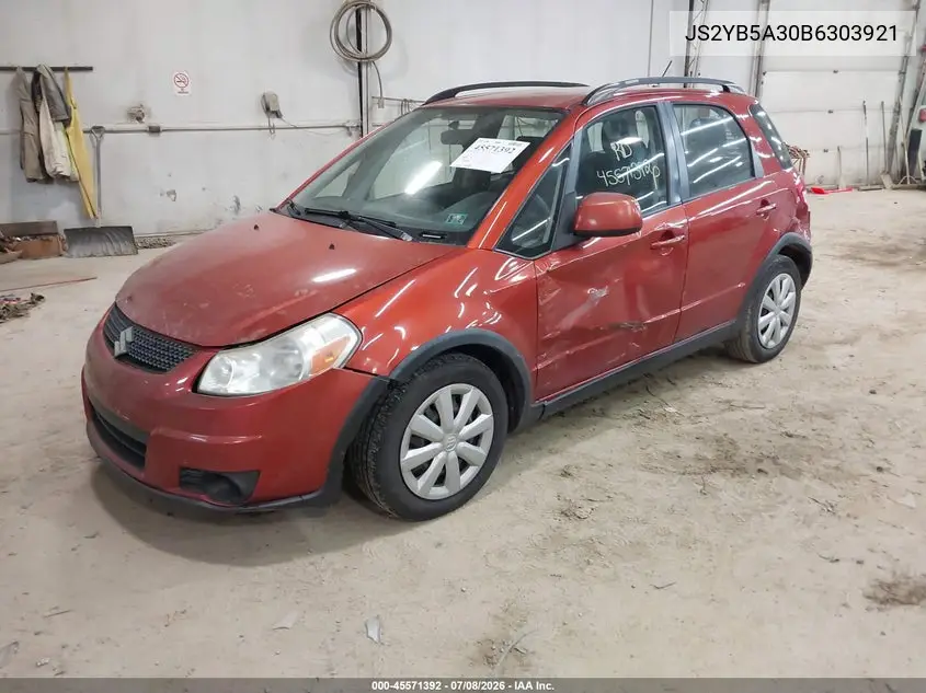 2011 Suzuki Sx4 Premium/Tech Valu Pkg (Nav) VIN: JS2YB5A30B6303921 Lot: 45571392
