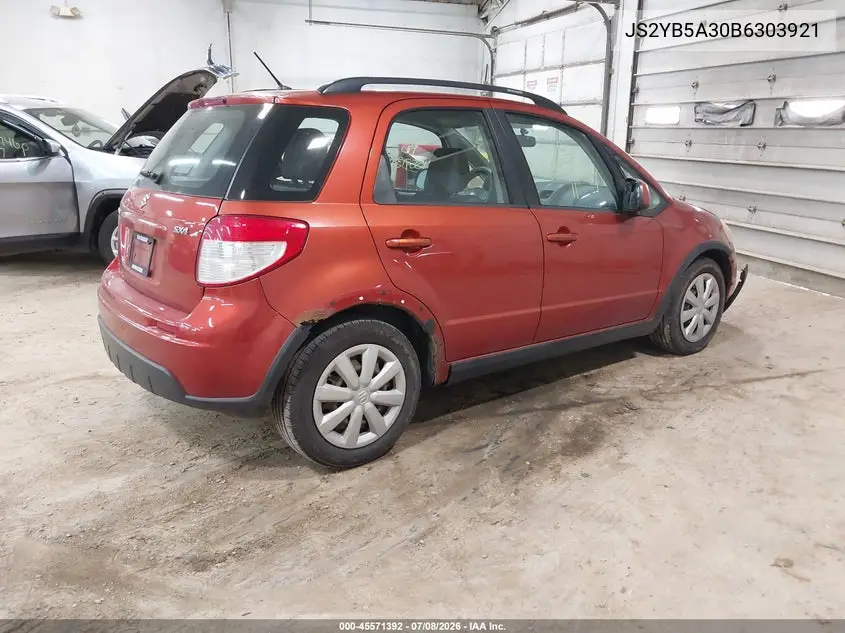 2011 Suzuki Sx4 Premium/Tech Valu Pkg (Nav) VIN: JS2YB5A30B6303921 Lot: 45571392