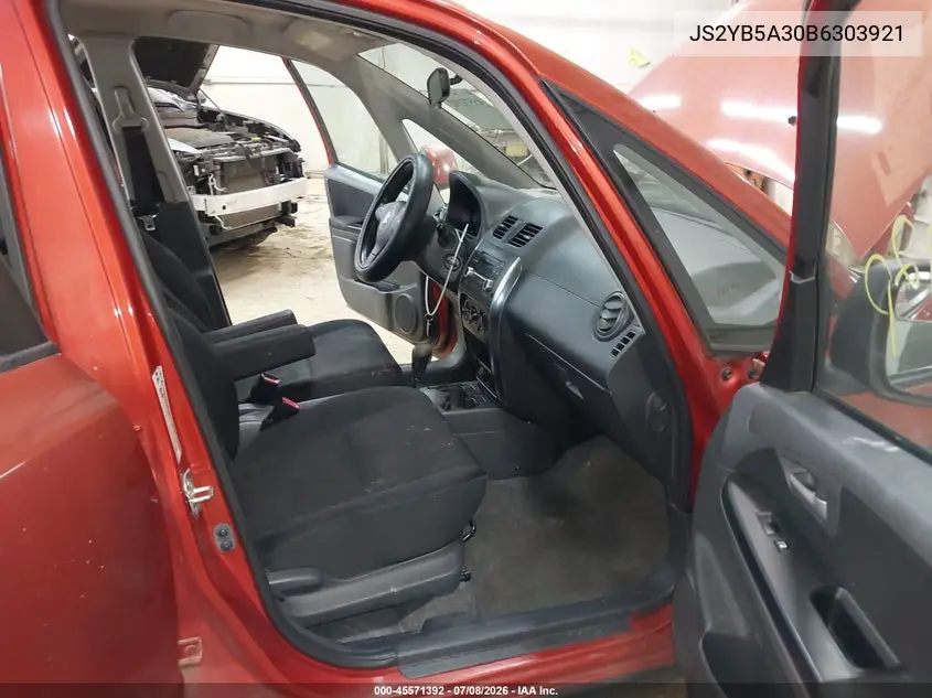 2011 Suzuki Sx4 Premium/Tech Valu Pkg (Nav) VIN: JS2YB5A30B6303921 Lot: 45571392