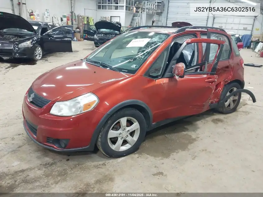 2012 Suzuki Sx4 VIN: JS2YB5A36C6302516 Lot: 43612191
