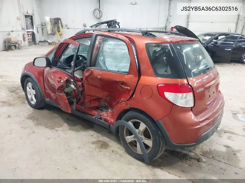 2012 Suzuki Sx4 VIN: JS2YB5A36C6302516 Lot: 43612191